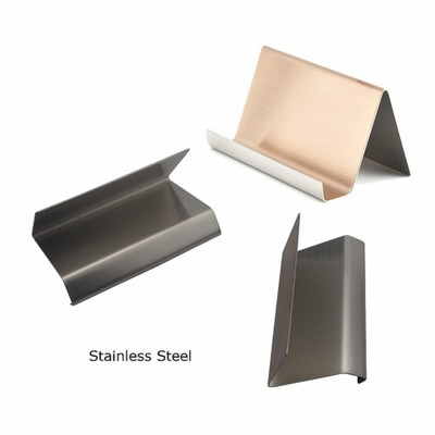 Nexgrills Stainless Steel Rose Gold Card Holder for Desk/ Business Card Stand 30 Card Holder(Set of 1, Pink)