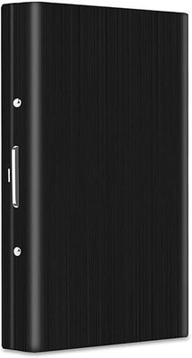 BATZZ RFID Blocking Metal ATM/Credit/Debit For Men & Women 8 Card Holder(Set of 1, Black)