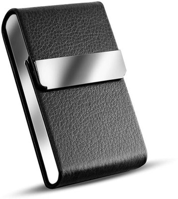 GARBIFY 20 Card Holder(Set of 1, Black)