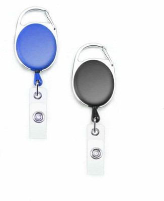MAHADEVSHOP 1 Card Holder(Set of 1, Blue, Black)