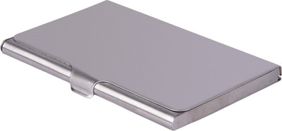 PEACORA Stainless Steel 10 Card Holder(Set of 1, Silver)