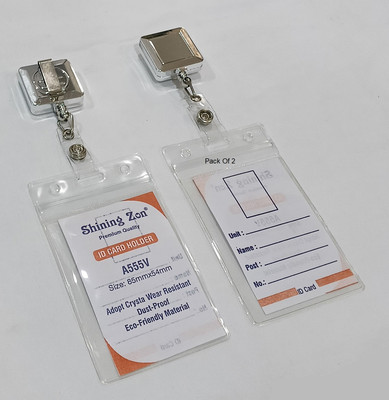 SHINING ZON 1 Card Holder(Set of 2, White)