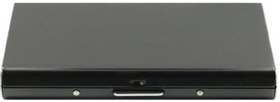 QUAKEL Imported 6 Slots Steel RFID Metal Credit Card Holder Wallet for Men & Women 6 Card Holder(Set of 1, Black)