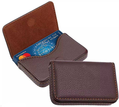 ARFA 20 Card Holder(Set of 1, Brown)