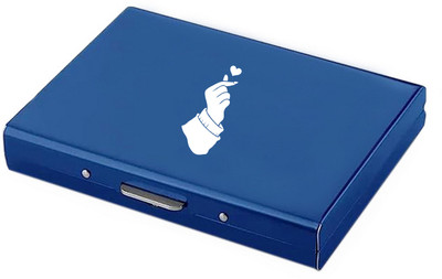 UJJi 6 Card Holder(Set of 1, Blue)