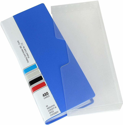 SAMRAT 480 Card Holder(Set of 1, Blue)