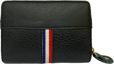 NAZO sripe black 1055 15 Card Holder(Set of 1, Green)