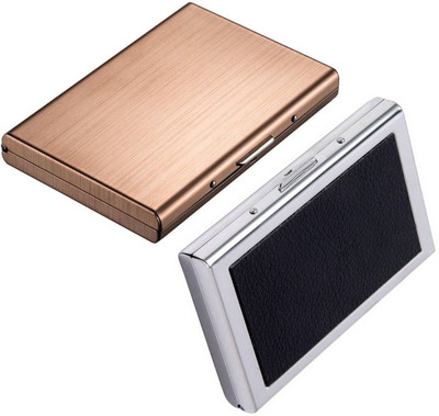 Encelade 6 Card Holder(Set of 2, Gold, Black)