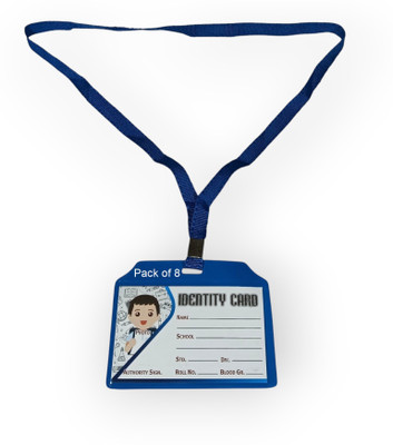 SHINING ZON 1 Card Holder(Set of 8, Blue)