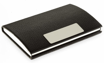 Adoere Card Holder for Men and Women Visiting Business Card Case Wallet 8 Card Holder(Set of 1, Black)