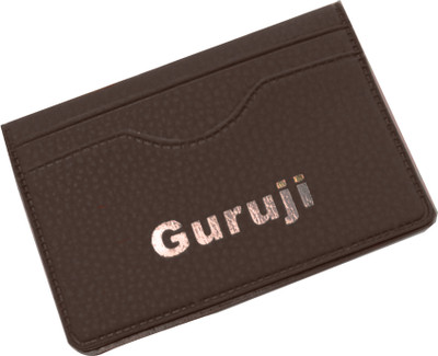 Musicar 1 Card Holder(Set of 1, Brown)