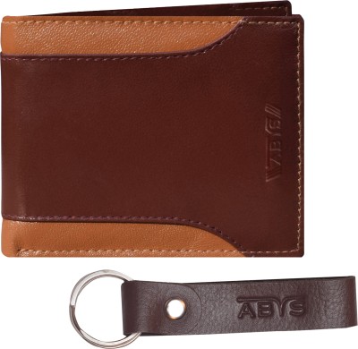 ABYS 8 Card Holder(Set of 1, Maroon, Tan)