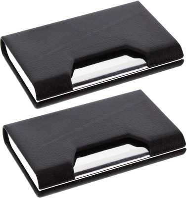 OFIXO 6 Card Holder(Set of 2, Black)
