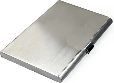 NSSP Business ID Credit Card/Credit Card Holder-Steel for Men and Women 10 Card Holder(Set of 10, Silver)