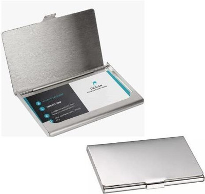 G And Sons 6 Card Holder(Set of 1, Silver)