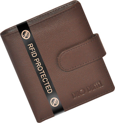 DUO DUFFEL RFID Protected Genuine Black Leather slot Key Ring with 15 Card Holder(Set of 1, Brown)