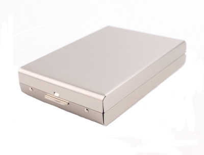VOGARD 10 Card Holder(Set of 1, Silver)