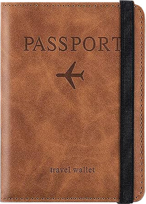 Flipkart SmartBuy Premium Passport Holder Cover Cardholder Travel Wallet Organizer, Passport Case 4 Card Holder(Set of 1, Brown)