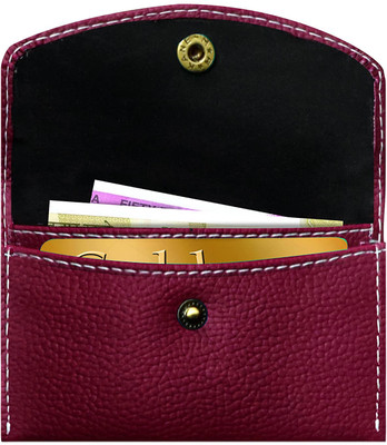 GREEN DRAGONFLY Leather Protected Wallet, Debit/ Credit Card Holder For Men Women 4 Card Holder(Set of 1, Maroon)