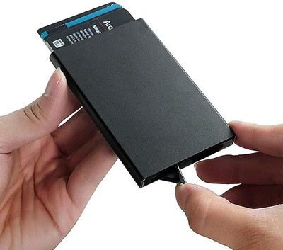 KDGTREADS 7 Card Holder(Set of 1, Black)