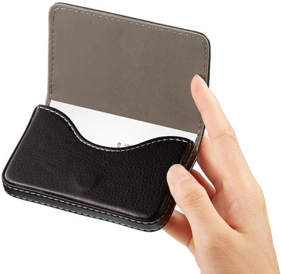 ZIARO Stylish Executive Credit/Debit/ATM/ID/Visiting Super Sleek, Sturdy 6 Card Holder 6 Card Holder(Set of 1, Black)
