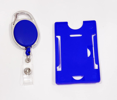 MAHADEVSHOP 1 Card Holder(Set of 1, Blue)