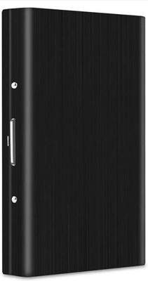 Justakeit RFID Blocking Metal ATM/Credit/Debit For Men & Women Slots 8 Card Holder(Set of 1, Black)