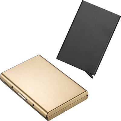Encelade 8 Card Holder(Set of 2, Gold, Black)