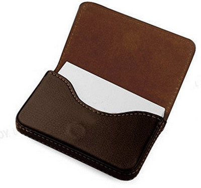 Loggas card holder for men Women 20 Card Holder(Set of 1, Brown)