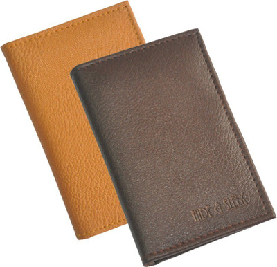 HIDE & SLEEK Card Holder 8 Card Holder(Set of 2, Multicolor)