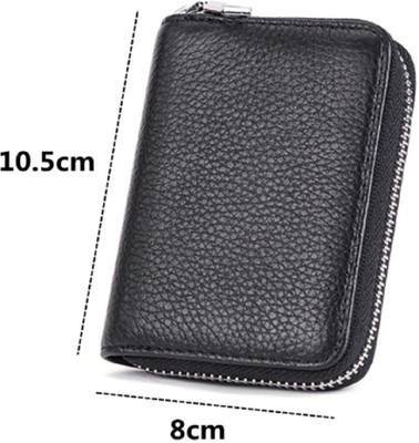 deadlook leather 10 Card Holder(Set of 1, Black)
