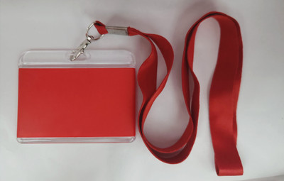 AbhaPrint 1 Card Holder(Set of 1, Red)