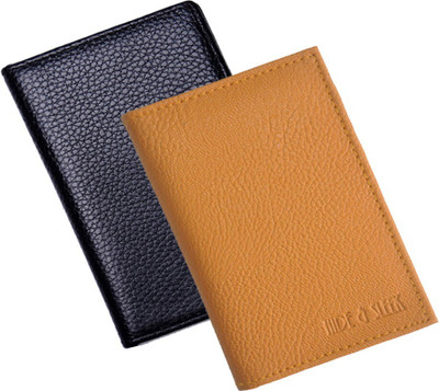 HIDE & SLEEK Card Holder 8 Card Holder(Set of 2, Multicolor)