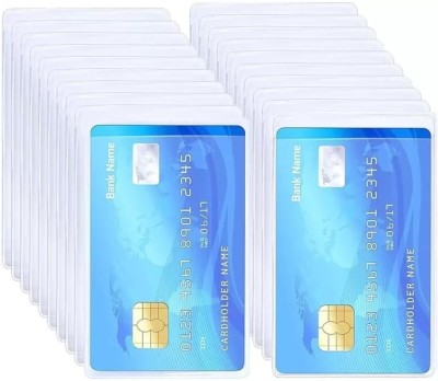 APCM Transparent Card Sleeve Card Cover 100 Card Holder(Set of 100, White)