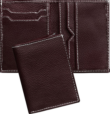 GREEN DRAGONFLY Coffee Brown PU Leather Wallet Card Holder/Money Purse For Men And Women 6 Card Holder(Set of 1, Brown)