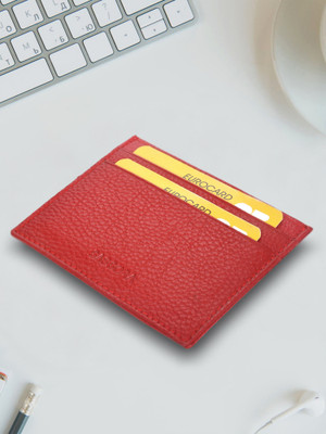 Sassora 2023 4 Card Holder(Set of 1, Red)