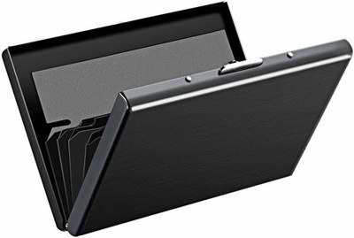 Labnoft 6 Card Holder(Set of 1, Black)