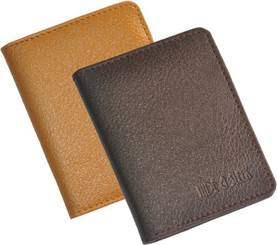 HIDE & SLEEK Card Holder 6 Card Holder(Set of 2, Multicolor)