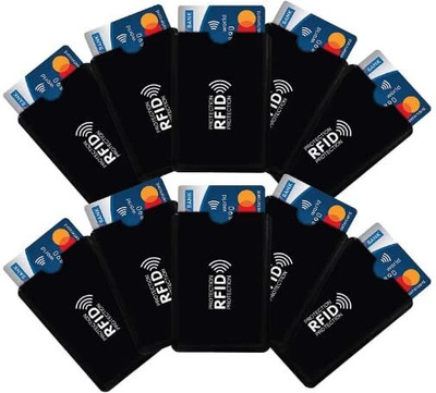 CARDMADE 1 Card Holder(Set of 10, Black)
