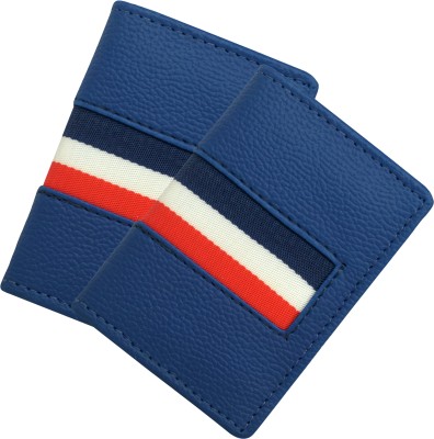 GREEN DRAGONFLY® PU Leather RFID Protected Wallet, Debit/ Credit Card Holder For Men Women 15 Card Holder(Set of 2, Blue)