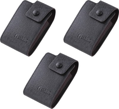 KUBER INDUSTRIES 10 Card Holder(Set of 3, Black)