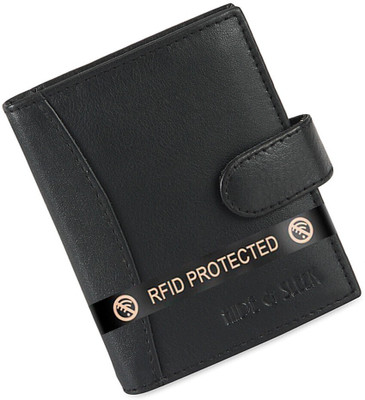 HIDE & SLEEK Card Holder 20 Card Holder(Set of 1, Black)