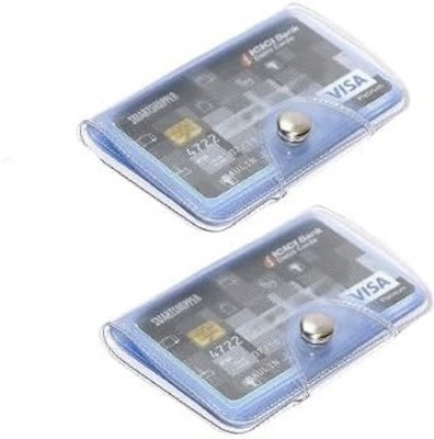 JANMESH ENTERPRISES 20 Card Holder(Set of 2, White)