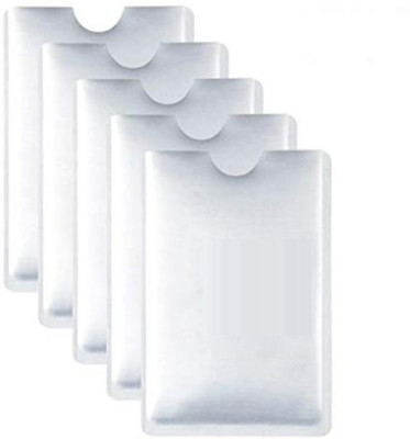 DIGISAFE 1 Card Holder(Set of 5, Silver)