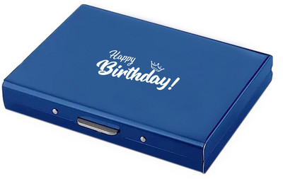 UJJi 6 Card Holder(Set of 1, Blue)