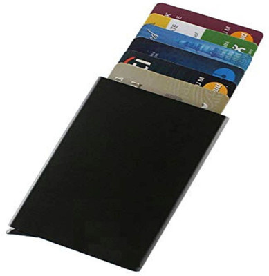 PEACORA 4 Card Holder(Set of 1, Black)