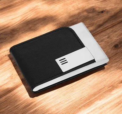 VINSAGE 12 Card Holder(Set of 1, Black)