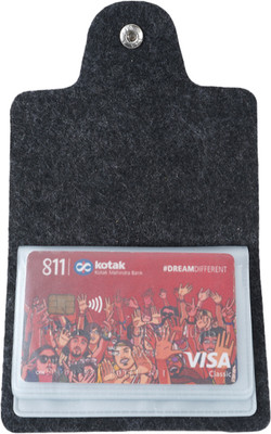 Loggas 20 Card Holder(Set of 1, Black)