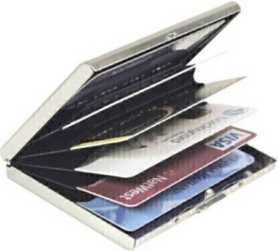 SHUANG YOU 6 Card Holder(Set of 1, Silver)