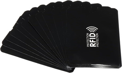 ELICARDWAVE 1 Card Holder(Set of 10, Black)